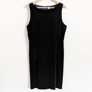 VTG 90's HILLARD&HANSON Forest Green Velvet Dress